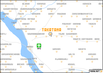 map of Takatama