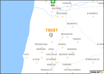 map of Takat