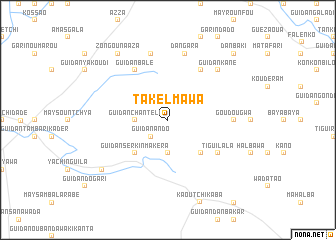 map of Takelmawa