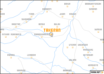 map of Takeran