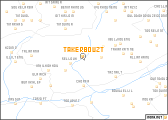 map of Takerbouzt