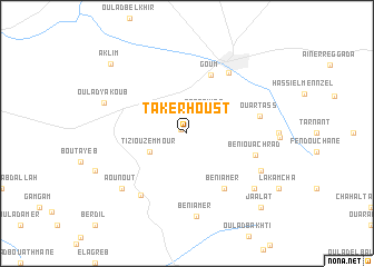 map of Takerhoust