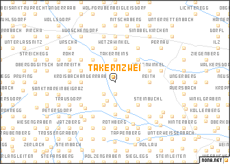 map of Takern Zwei