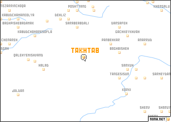 map of Takht Āb