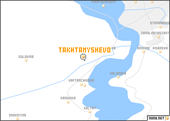 map of Takhtamyshevo