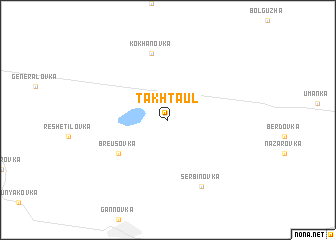 map of Takhtaul