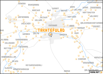 map of Takht-e Fūlād