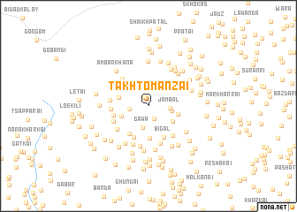 map of Takhto Manzai