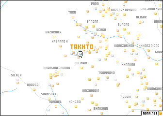 map of Takhto