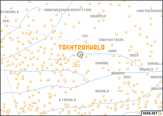 map of Takht Rāmwāla