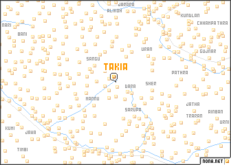 map of Takia