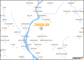 map of Takinlon