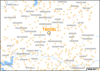 map of T\