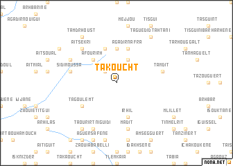 map of Takoucht