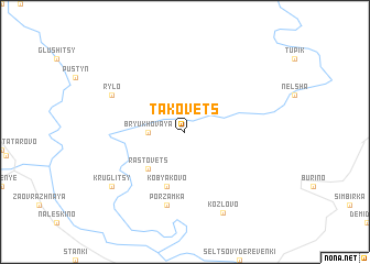 map of Takovets