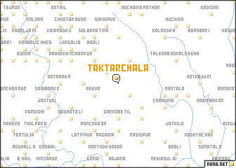 map of Taktār Chāla