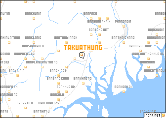 map of Takua Thung