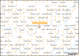 map of Ta-kun-shui