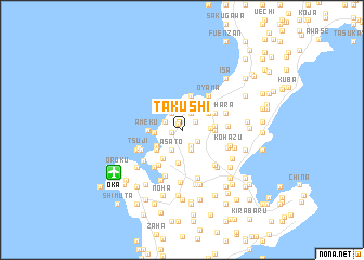 map of Takushi