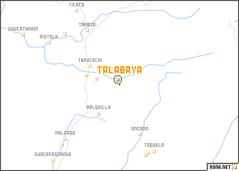 map of Talabaya