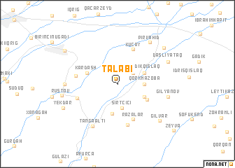 map of Talabı
