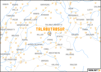 map of Talabutab Sur