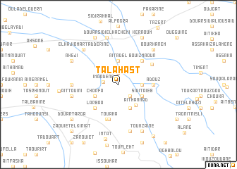 map of Talahast