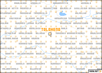 map of Talahena