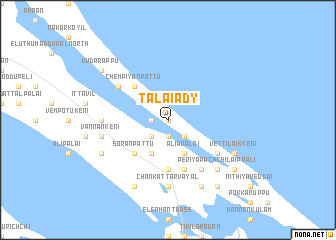 map of Talaiady