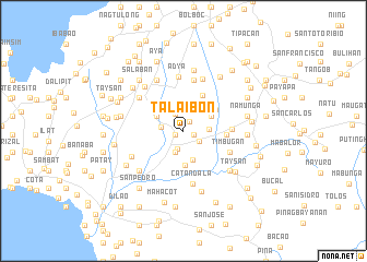 map of Talaibon