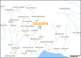 map of Talakaya