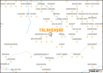 map of Talakeh Sar