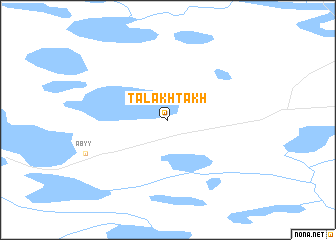 map of Talakhtakh