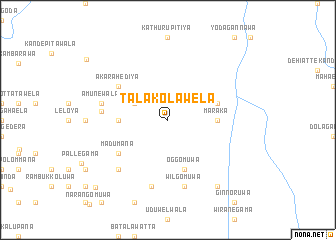 map of Talakolawela