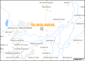 map of Talakolawewa