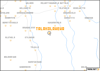 map of Talakolawewa
