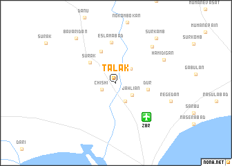 map of Talak