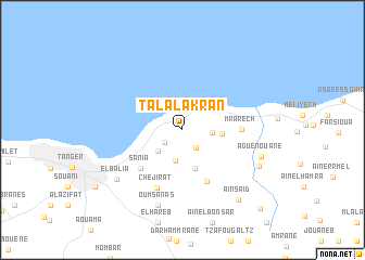 map of Tala Lakran