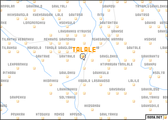map of Ta-lā-lè