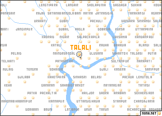 map of Talali