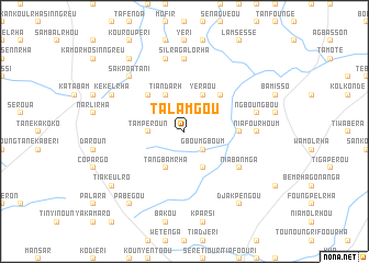 map of Talamgou
