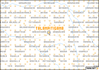 map of Talampitigama