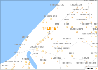 map of Talane
