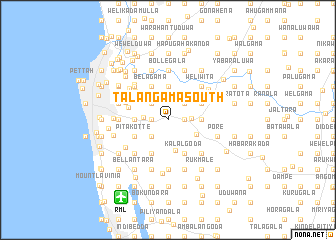 map of Talangama South