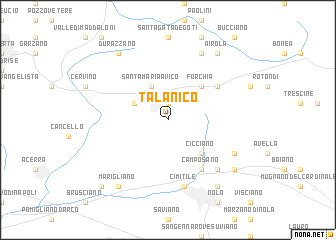 map of Talanico