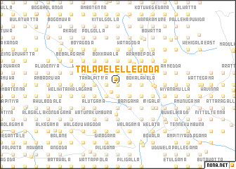 map of Talapelellegoda