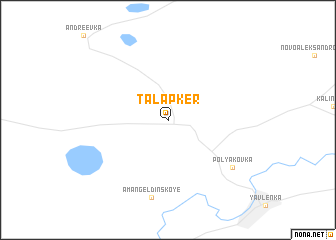 map of Talapker