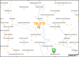 map of Talata