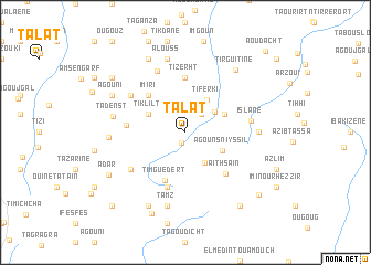 map of Talat