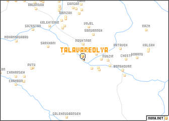 map of Ţalāvar-e ‘Olyā